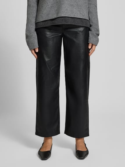 Topshop Wide Leg Hose mit Gürtelschlaufen Modell 'Talla' Black 4