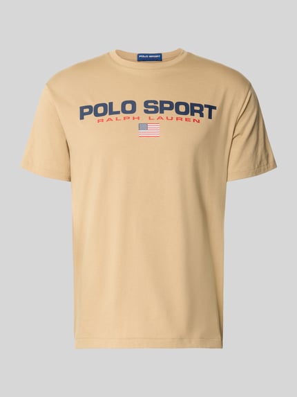 Polo Ralph Lauren T-shirt o kroju relaxed fit z czystej bawełny Khaki 2