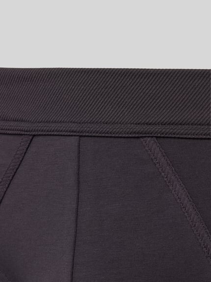 SLG Slip met elastische label-tailleband Antraciet - 2