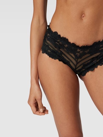 LASCANA Slip mit floraler Spitze Modell 'TEMPTATION' Black 3