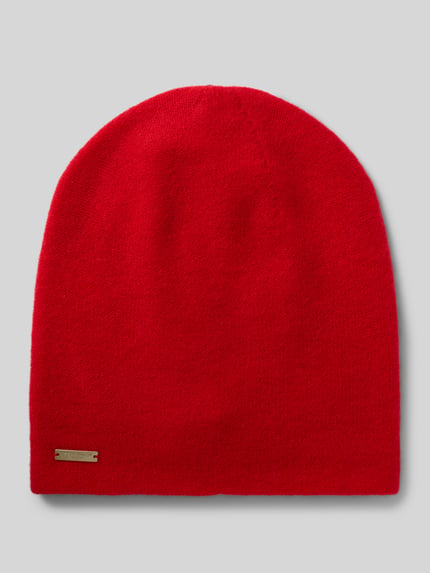 Seeberger Beanie van puur kasjmier Rood - 1