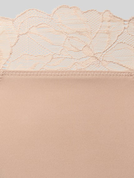 Calvin Klein Underwear Stringi z koronki Beżowy 2