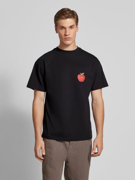 BLKVIS T-Shirt mit Label-Print Black 4