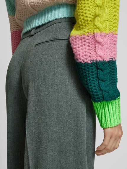 Essentiel Antwerp Straight Leg Stoffhose mit Gürtelschlaufen Mittelgrau 3