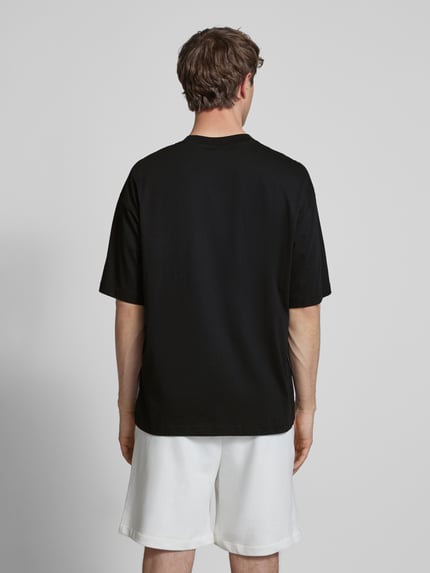 Champion T-shirt o kroju relaxed fit z wyhaftowanym logo Czarny 5