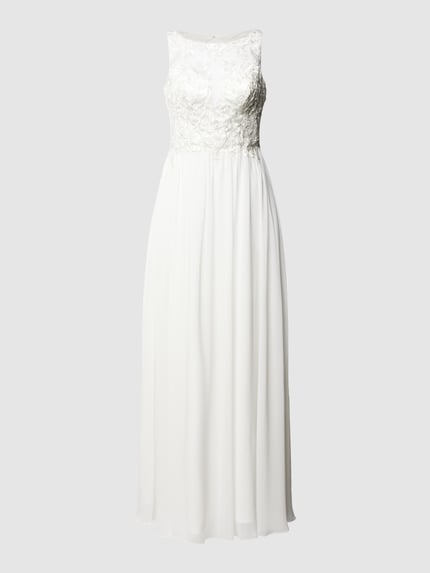 Laona Brautkleid mit Zierbesatz Offwhite 2
