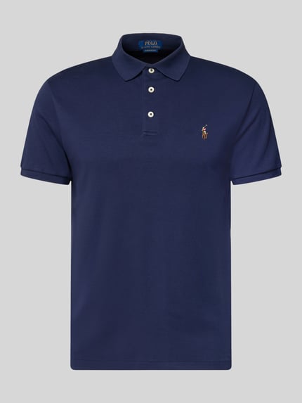 Polo Ralph Lauren Poloshirt mit Label-Stitching Marine 2