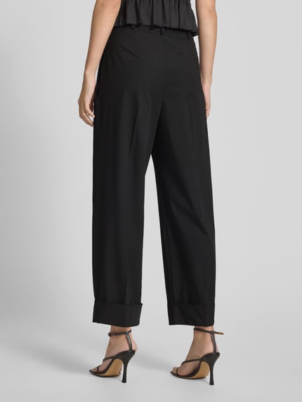 Jake*s Collection Straight Leg Anzughose mit Bundfalten Black 5