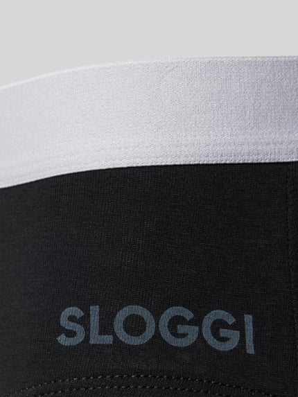 Sloggi Slip mit elastischem Bund Black 2