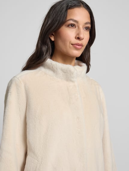 Fynch-Hatton Regular Fit Jacke aus Kunstfell Modell 'Easy' Offwhite 3
