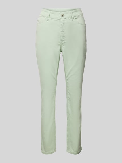 MAC Slim fit broek met verkort model, model 'DREAM SUMMER' Mintgroen - 2