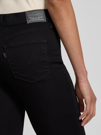 Levi's® 300 Skinny Fit Jeans im 5-Pocket-Design Modell '311' Black 3