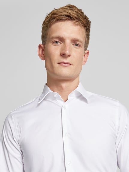 JOOP! COLLECTION Slim Fit Business-Hemd mit Kentkragen Modell 'Pierce' Weiss 3