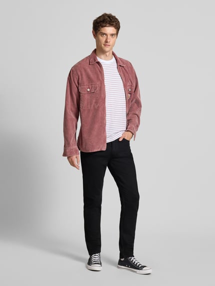 Levi's® Jeansy o kroju slim fit z mieszanki bawełny z naszywką z logo model ‘515’ Czarny 1
