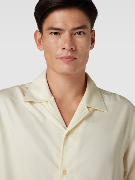 Filippa K Regular fit vrijetijdsoverhemd met platte kraag, model 'resort' Wit - 3