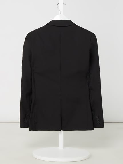 G.O.L. Slim Fit 2-Knopf-Sakko mit Viskose-Anteil Black 3