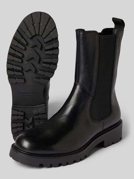 Vagabond Buty chelsea ze skóry bydlęcej model ‘KENOVA’ Czarny 4
