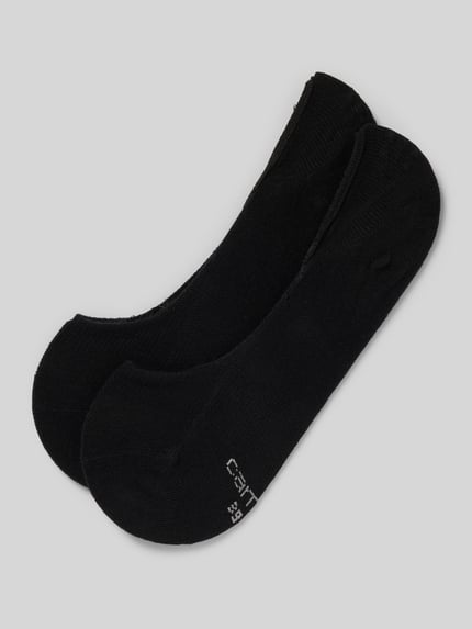 camano Kousenvoetjes in een set van 2 paar, model 'FOOTIE' Zwart - 1
