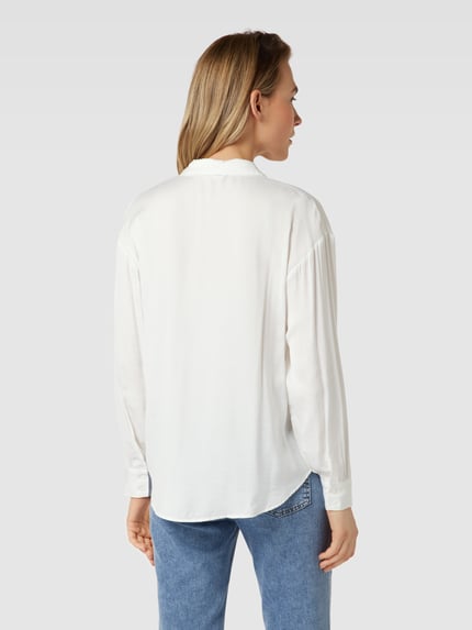 MSCH Copenhagen Overhemdblouse met knoopsluiting, model 'Sandelina' Offwhite - 5