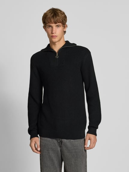 Blend Troyer mit Label-Detail Modell 'DENO' Black 4