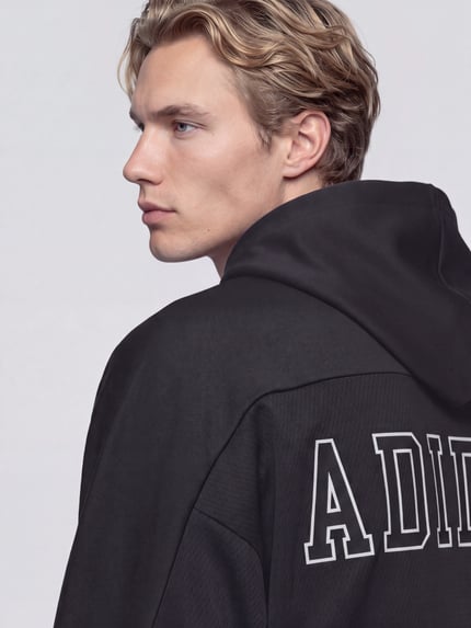 adidas Sportswear hoodie met logo-opschrift achteraan Zwart - 3