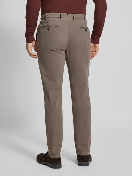 g1920 Chino mit französischen Eingrifftaschen Modell 'Tybalt' Mittelgrau 5