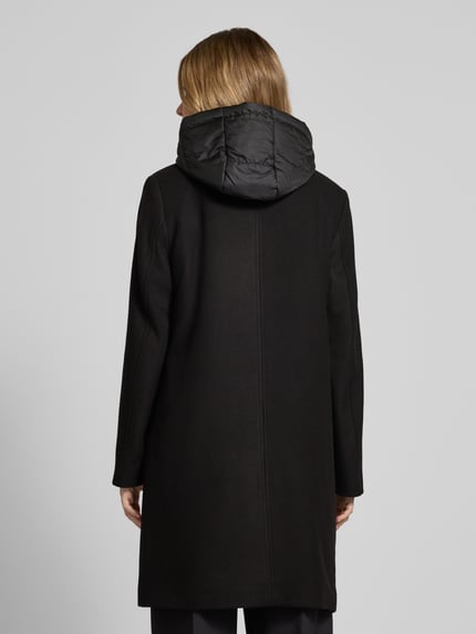 MORE & MORE Mantel mit Viskose-Anteil und Reverskragen Black 5