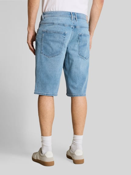 Tom Tailor Denim Regular Fit Jeansshorts aus Baumwoll-Mix Hellblau 5