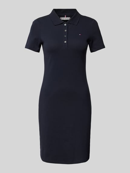 Tommy Hilfiger Polokleid mit Logo-Stitching Modell '1985' Marine 2