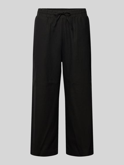 Wide Leg Pants mit elastischem Bund Modell 'Lava' Shop The Look MANNEQUINE