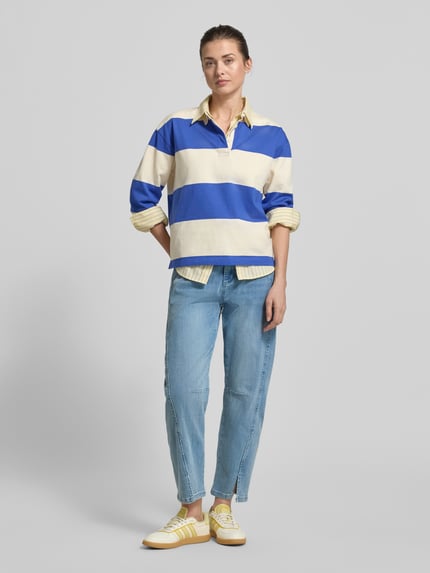 Buena Vista Barrel Fit Jeans mit Eingrifftaschen Hellblau 1
