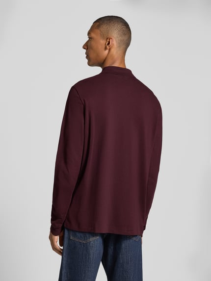 Lacoste Regular Fit Poloshirt aus reiner Baumwolle Bordeaux 5