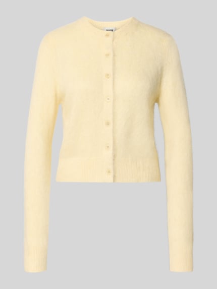 Strickjacke mit Rundhalsausschnitt Modell 'GLENNA' Shop The Look MANNEQUINE
