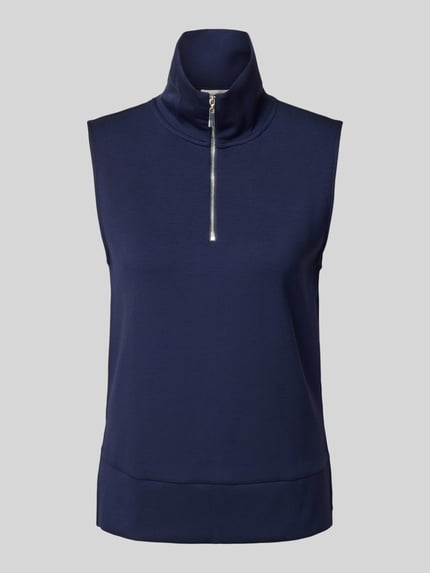 Christian Berg Woman Sweatshirt in mouwloos design Donkerblauw - 2