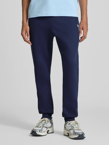 REVIEW Slim Fit Sweatpants aus Baumwoll-Mix Marine 4