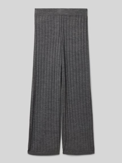 ONLY Wide Leg Hose mit elastischem Bund Modell 'TESSA' Anthrazit 1