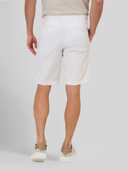 Brax Regular Fit Bermuda aus Baumwoll-Mix Weiss 5