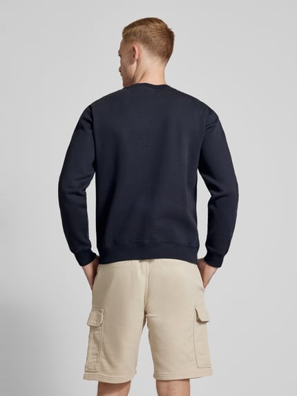 Napapijri Sweatshirt mit Label-Stitching Modell 'balis' Marine 5