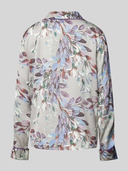 CCDK Copenhagen Pyjamabovendeel met zijzakken, model 'Josephine' Lichtgrijs - 3