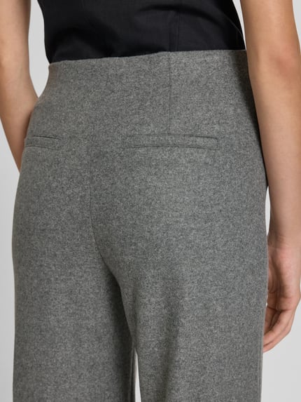 SEDUCTIVE Wide Leg Stoffhose mit Woll-Anteil Modell 'KIMBERLY' Hellgrau 3