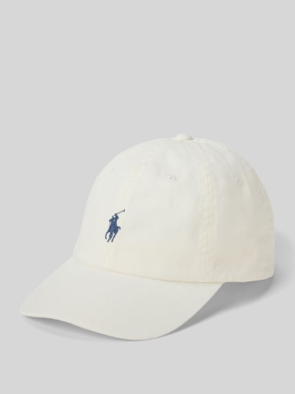 Polo Ralph Lauren Cap aus reiner Baumwolle Offwhite 1