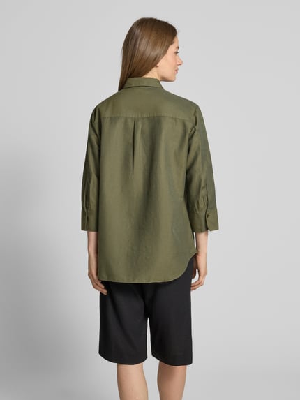 ETERNA Overhemdblouse met knoopsluiting Kaki - 5