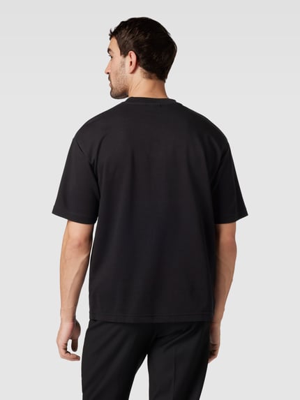 Selected Loose Fit T-Shirt mit Rundhalsausschnitt Modell 'OSCAR' Black 5