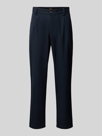 BOSS Orange Tapered Chino mit Woll-Anteil Modell 'Chino' Marine 1