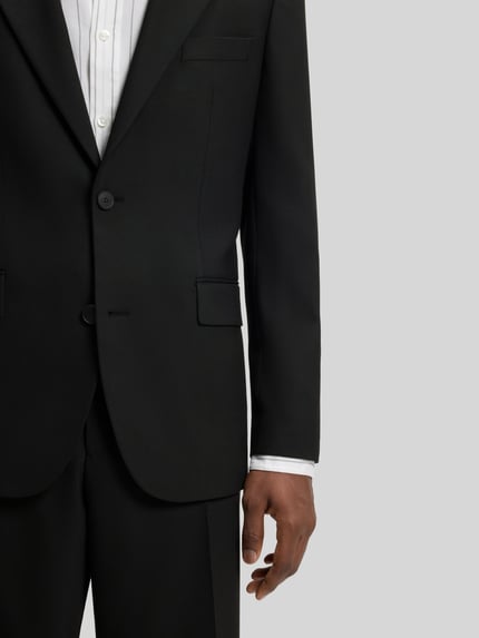 HUGO Regular Fit Anzug mit Viskose-Anteil Modell 'Karlo-Flips251' Black 7