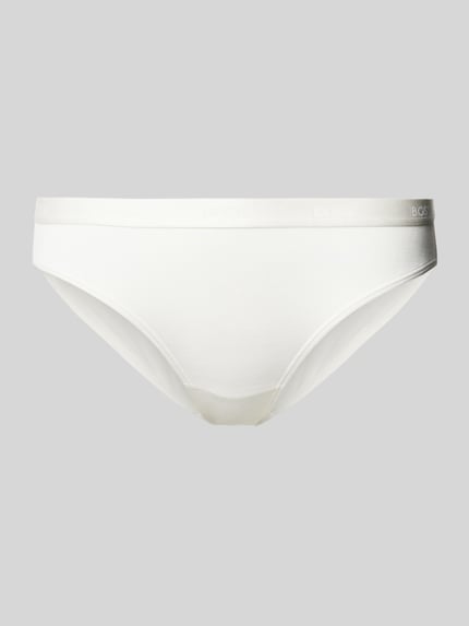 BOSS Slip aus Viskose-Mix Weiss 1
