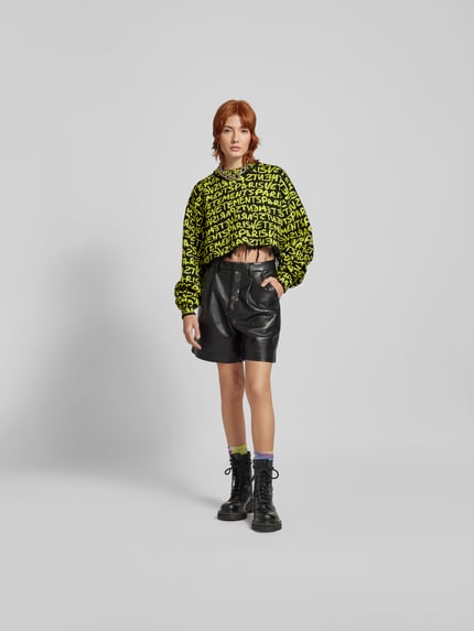 VETEMENTS Oversized sweatshirt met logomotief Zwart - 1