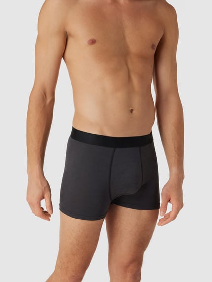 RAGMAN Trunks in unifarbenem Design Blau 1