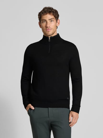 Paul Smith Strickpullover mit gerippten Abschlüssen Black 4