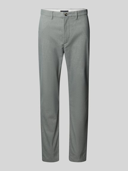 Tommy Hilfiger Slim Fit Stoffhose aus Baumwoll-Mix Modell 'BLEECKER' Mittelgrau 2